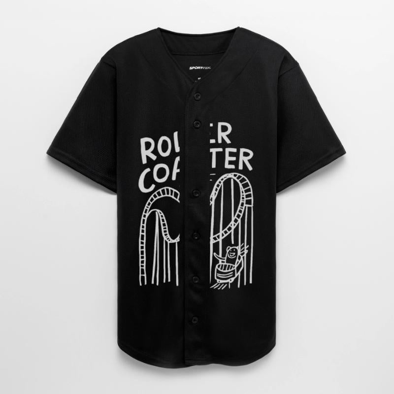 Roller Coaster Fun With Cartoon Character