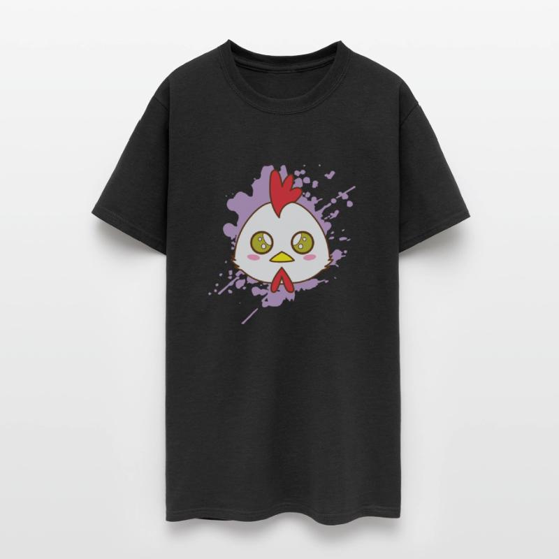 Rooster Chicken in japanese Kawaii Style Animal Ja