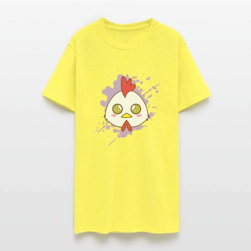 Rooster Chicken in japanese Kawaii Style Animal Ja