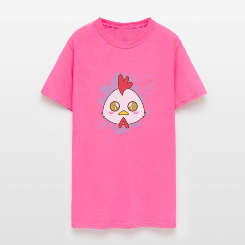 Rooster Chicken in japanese Kawaii Style Animal Ja