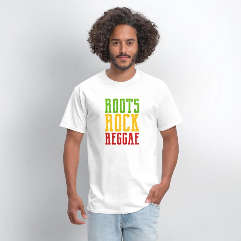 Roots Rock Reggae Typography Rasta Colors Reggae