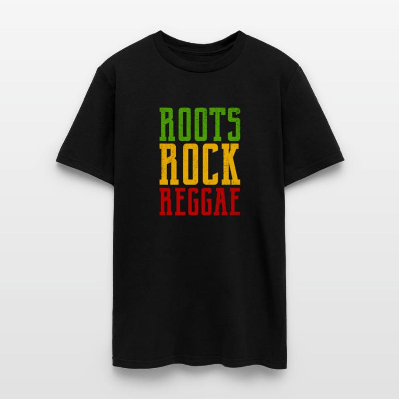 Roots Rock Reggae Typography Rasta Colors Reggae