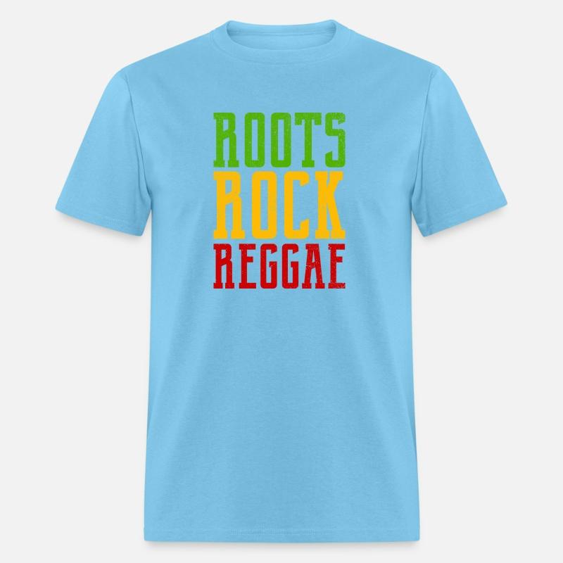 Roots Rock Reggae Typography Rasta Colors Reggae