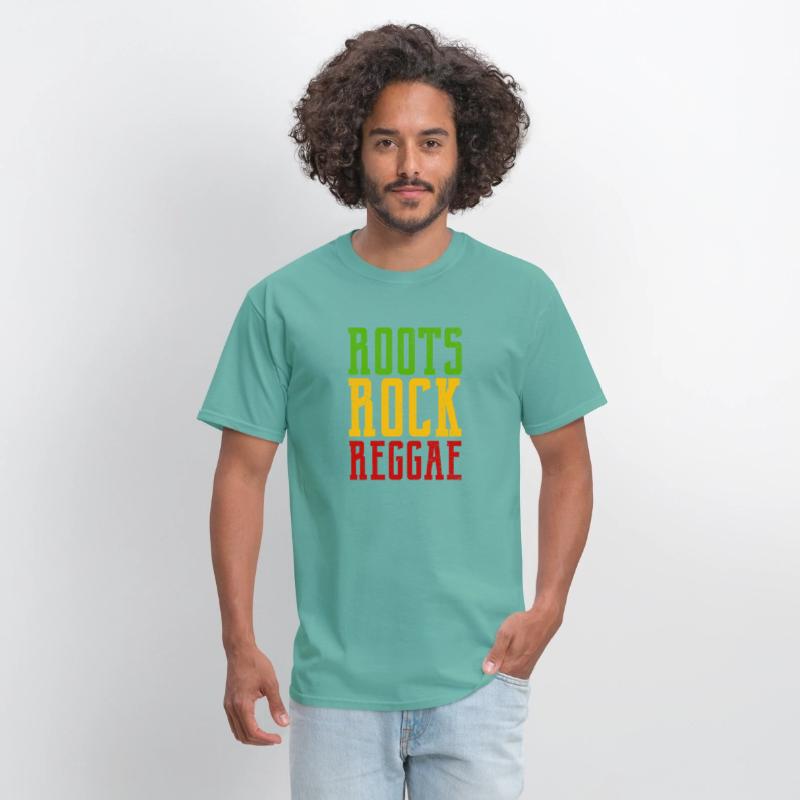 Roots Rock Reggae Typography Rasta Colors Reggae
