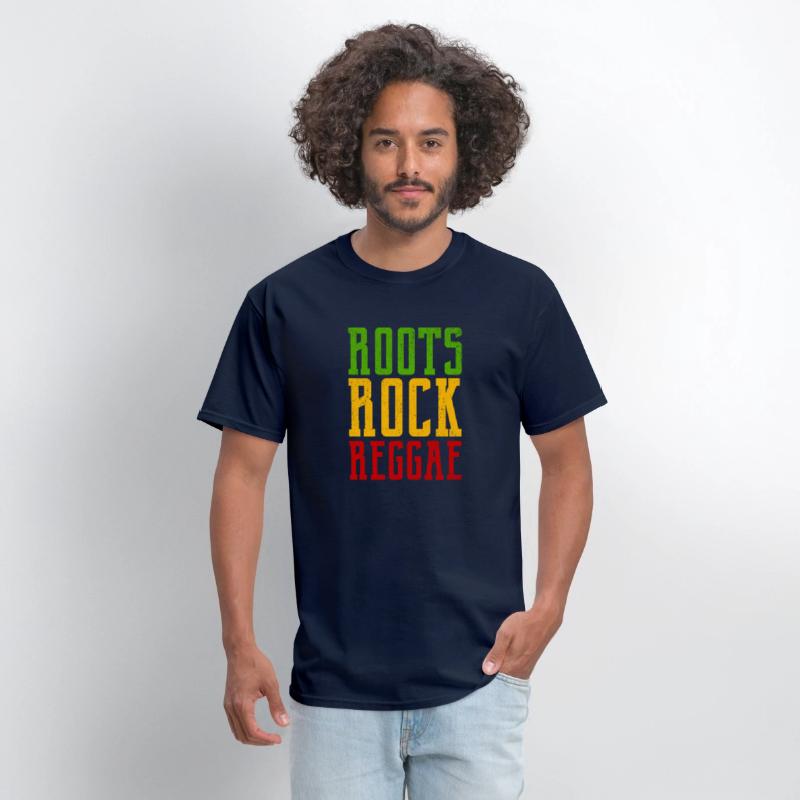 Roots Rock Reggae Typography Rasta Colors Reggae