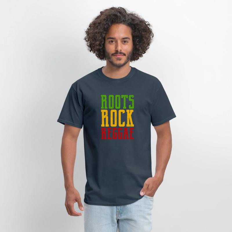 Roots Rock Reggae Typography Rasta Colors Reggae