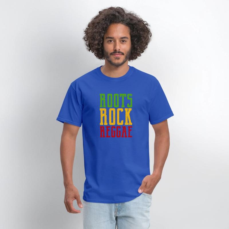 Roots Rock Reggae Typography Rasta Colors Reggae