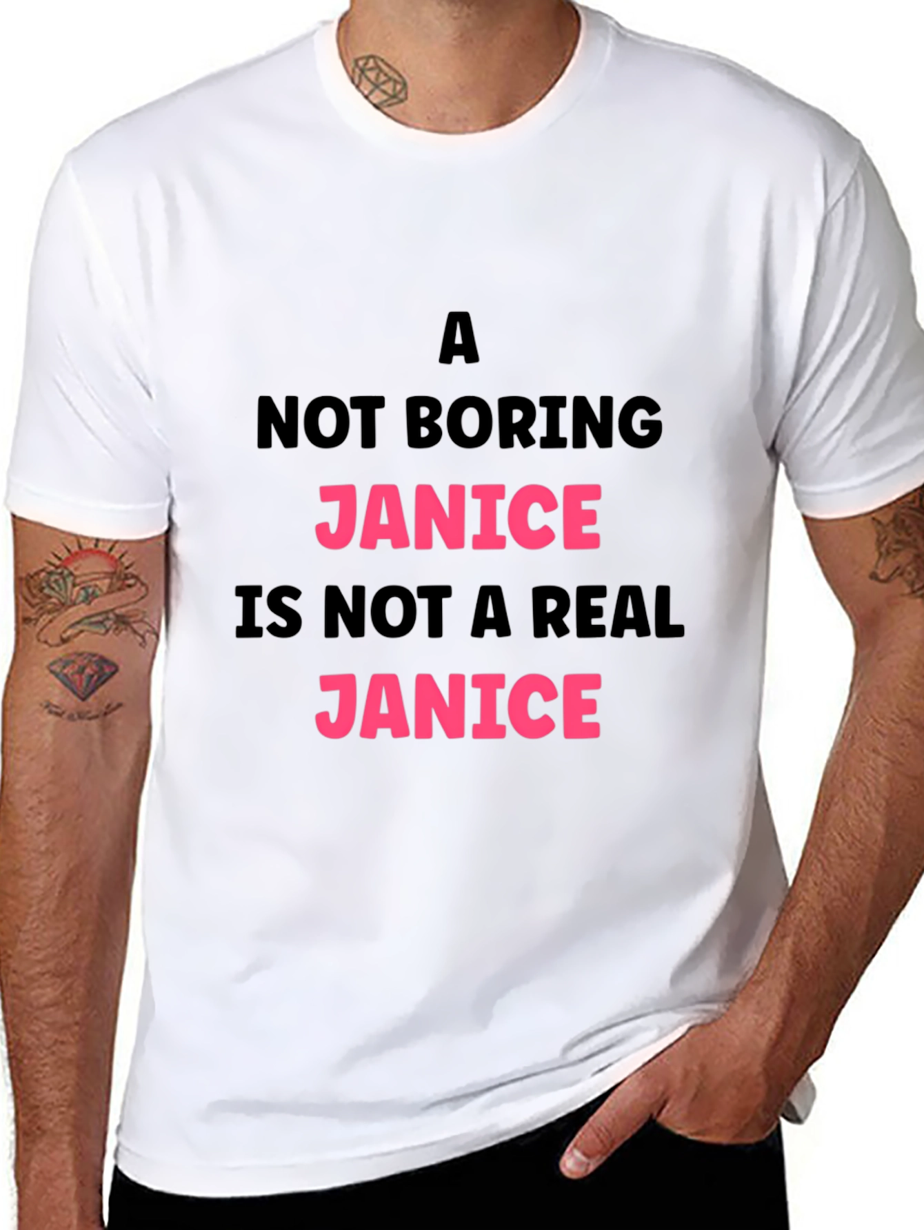Funny Janice T-Shirt - A Not Boring Janice