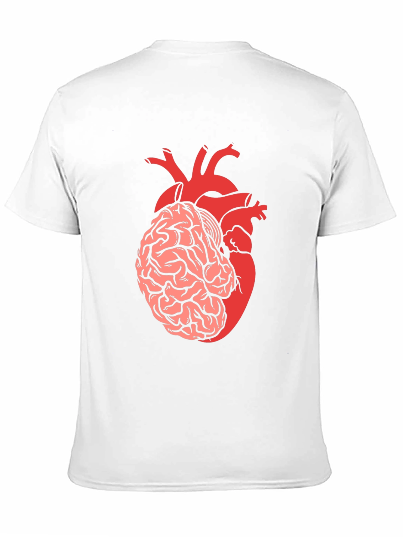 Brain & Heart T-Shirt - Think with Your Heart