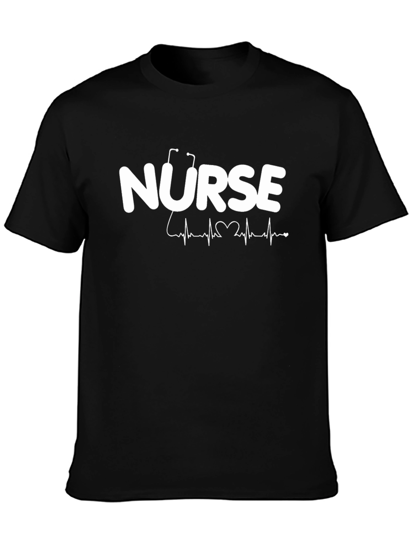 Nurse Heartbeat T-Shirt - Medical Professional Tee