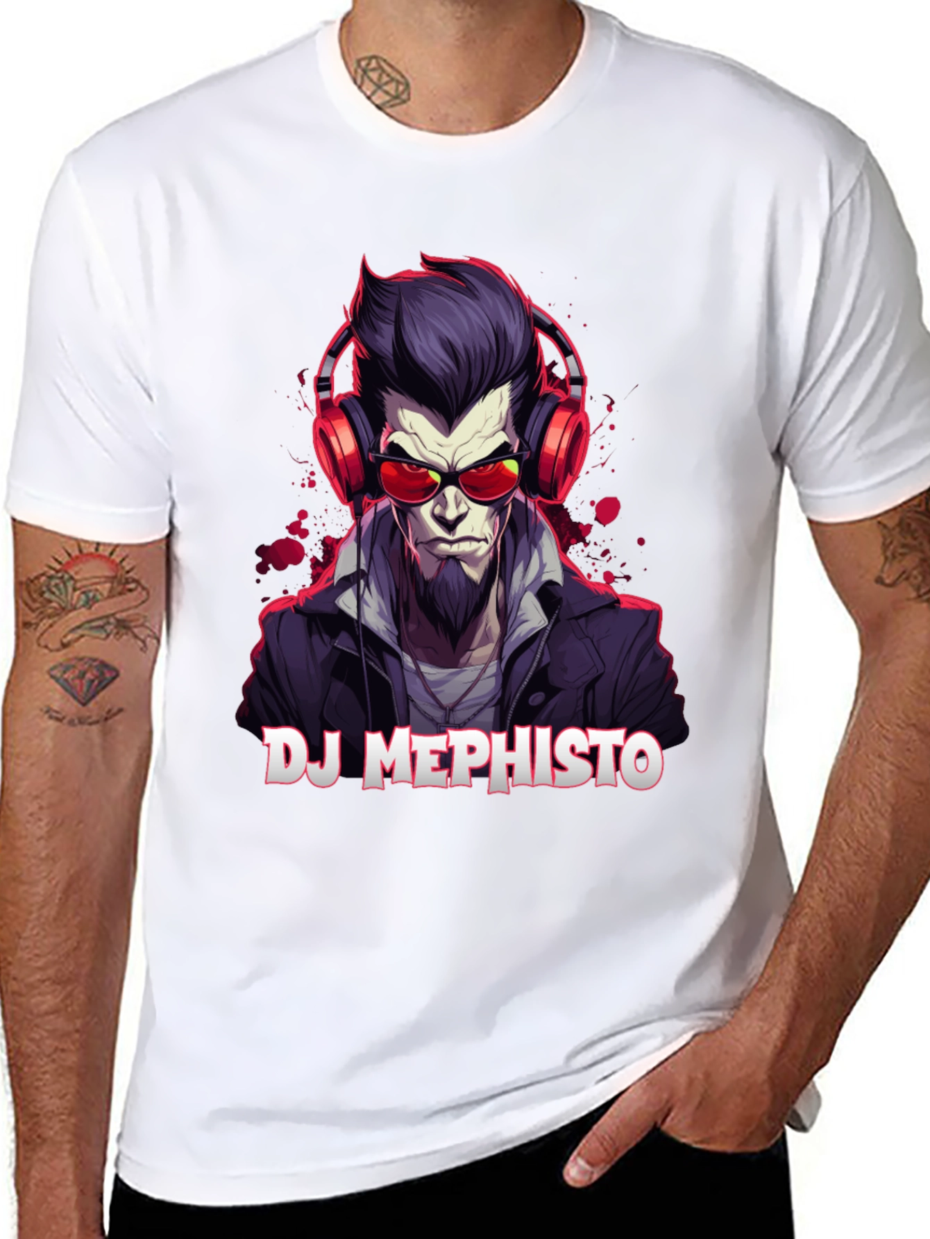 DJ Mephisto Graphic Tee - Black