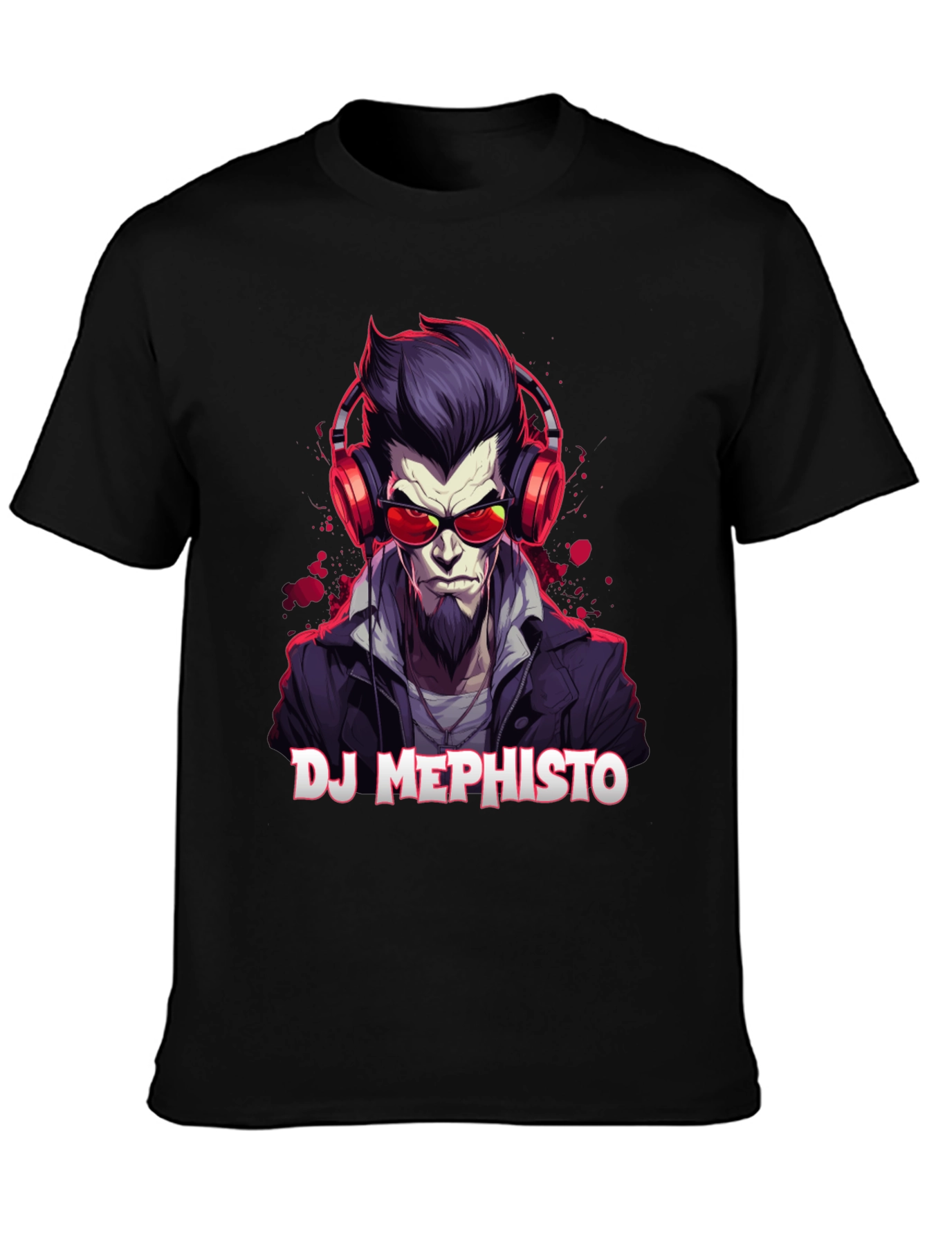 DJ Mephisto Graphic Tee - Black
