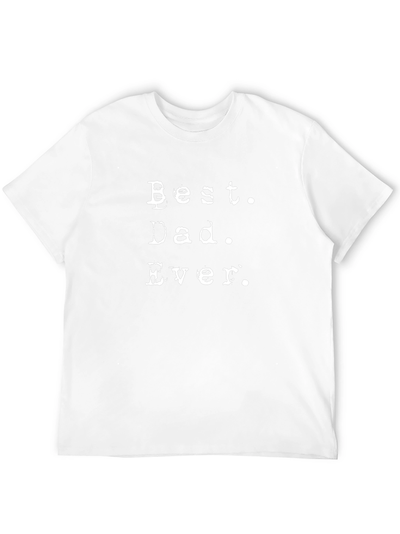 Best Dad Ever Graphic Tee - Black Cotton T-Shirt