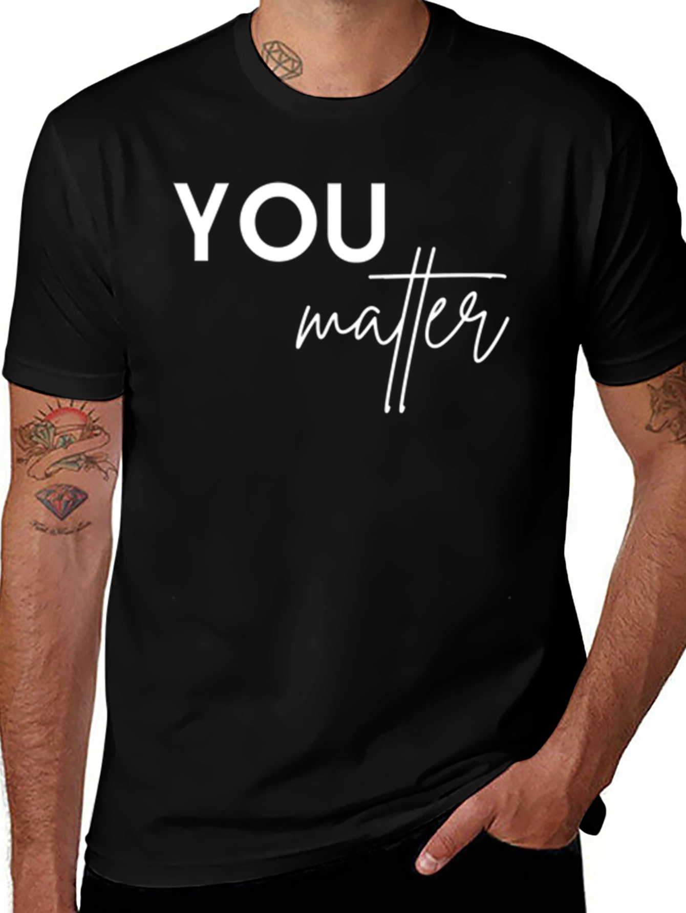 You Matter Graphic Tee - Positive Message Shirt