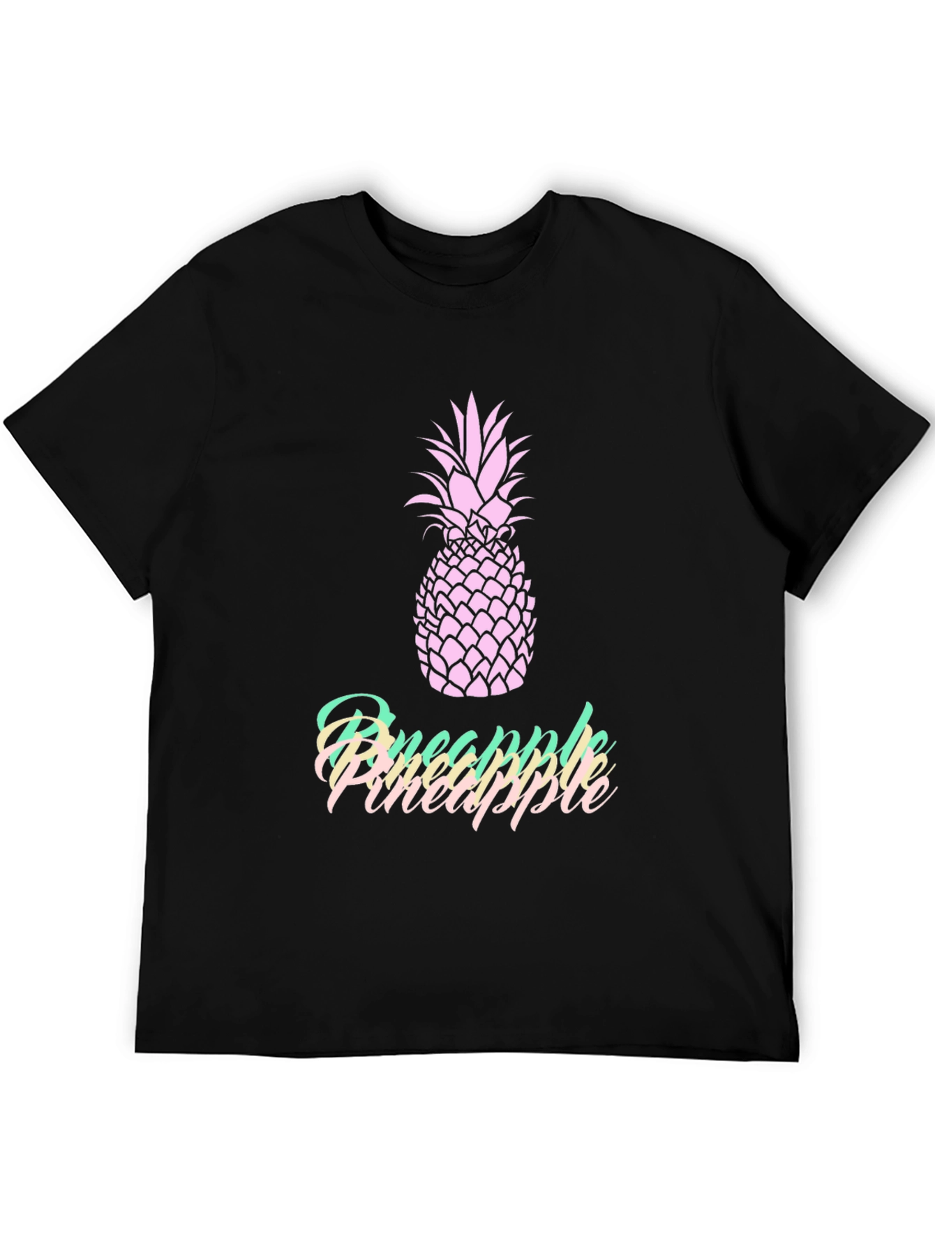 Pineapple Graphic Tee - Trendy Fruit Design