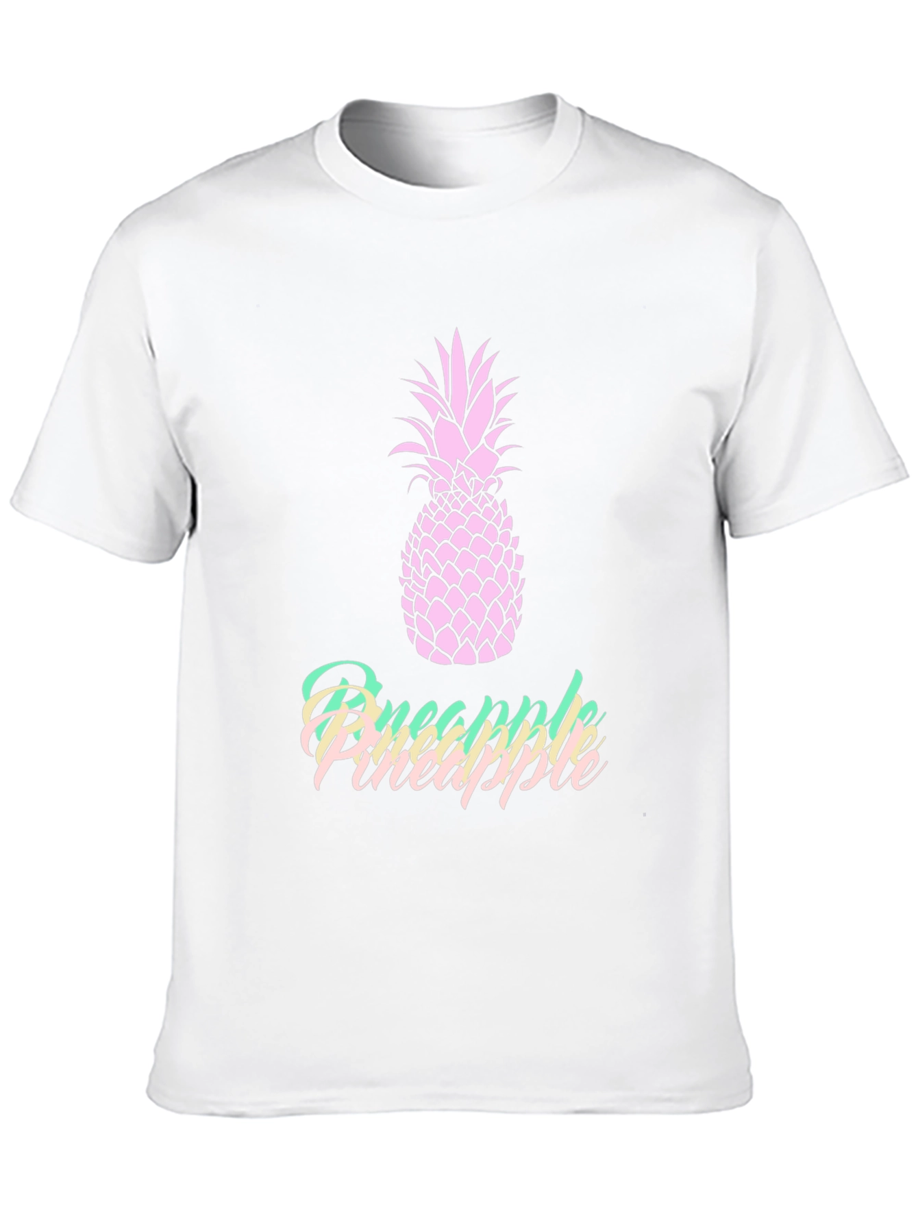 Pineapple Graphic Tee - Trendy Fruit Design