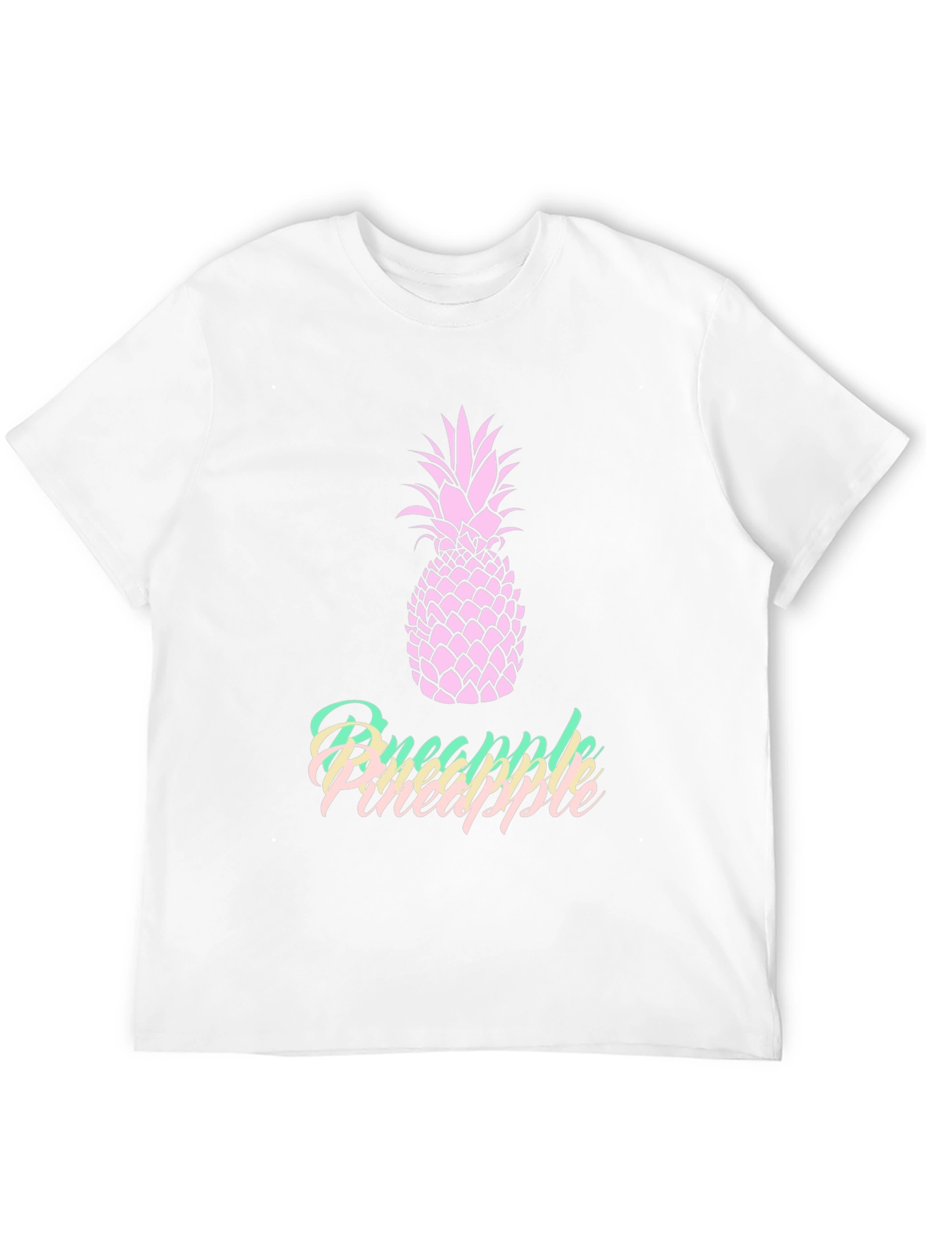 Pineapple Graphic Tee - Trendy Fruit Design