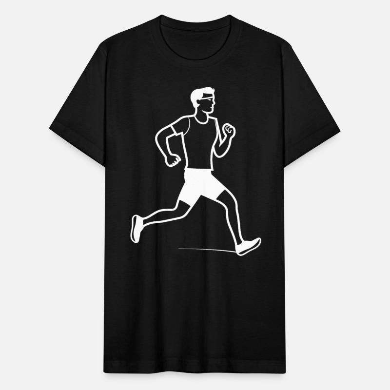 Running Boy One Line Drawing