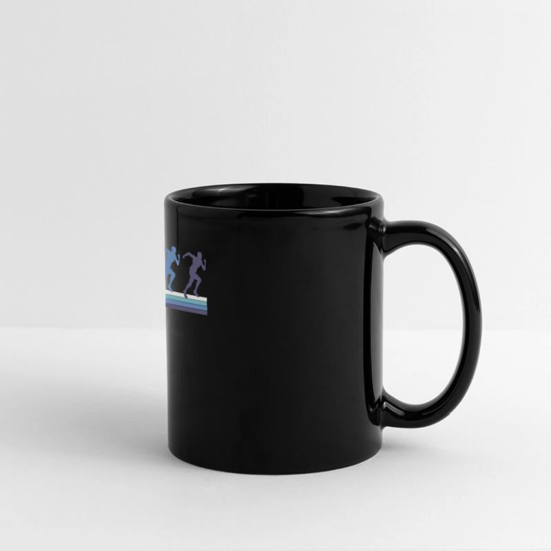 Running Silhouette with Gradient Effect