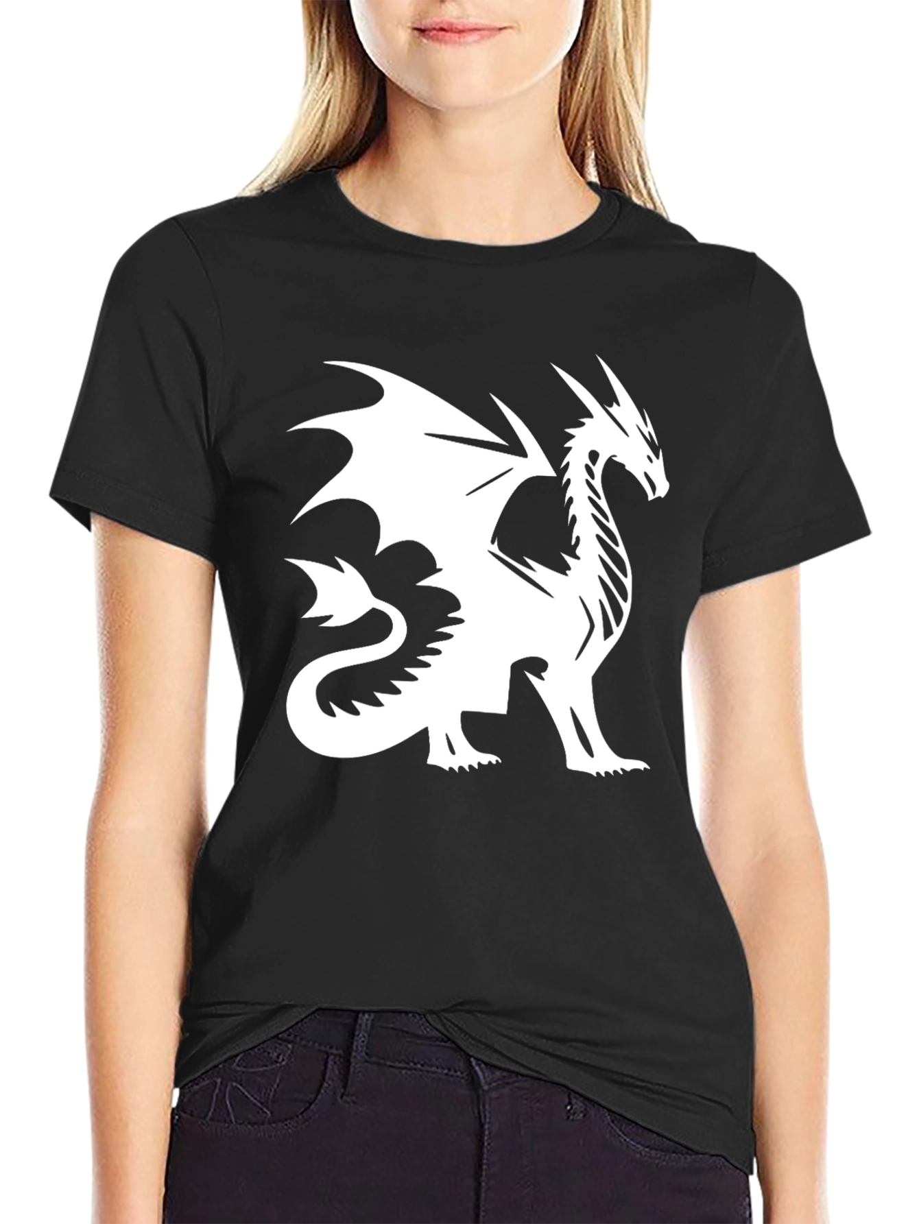 Dragon Graphic Tee - Mens Black T-Shirt