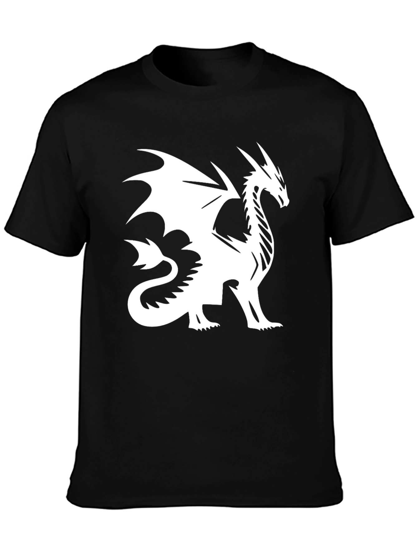 Dragon Graphic Tee - Mens Black T-Shirt