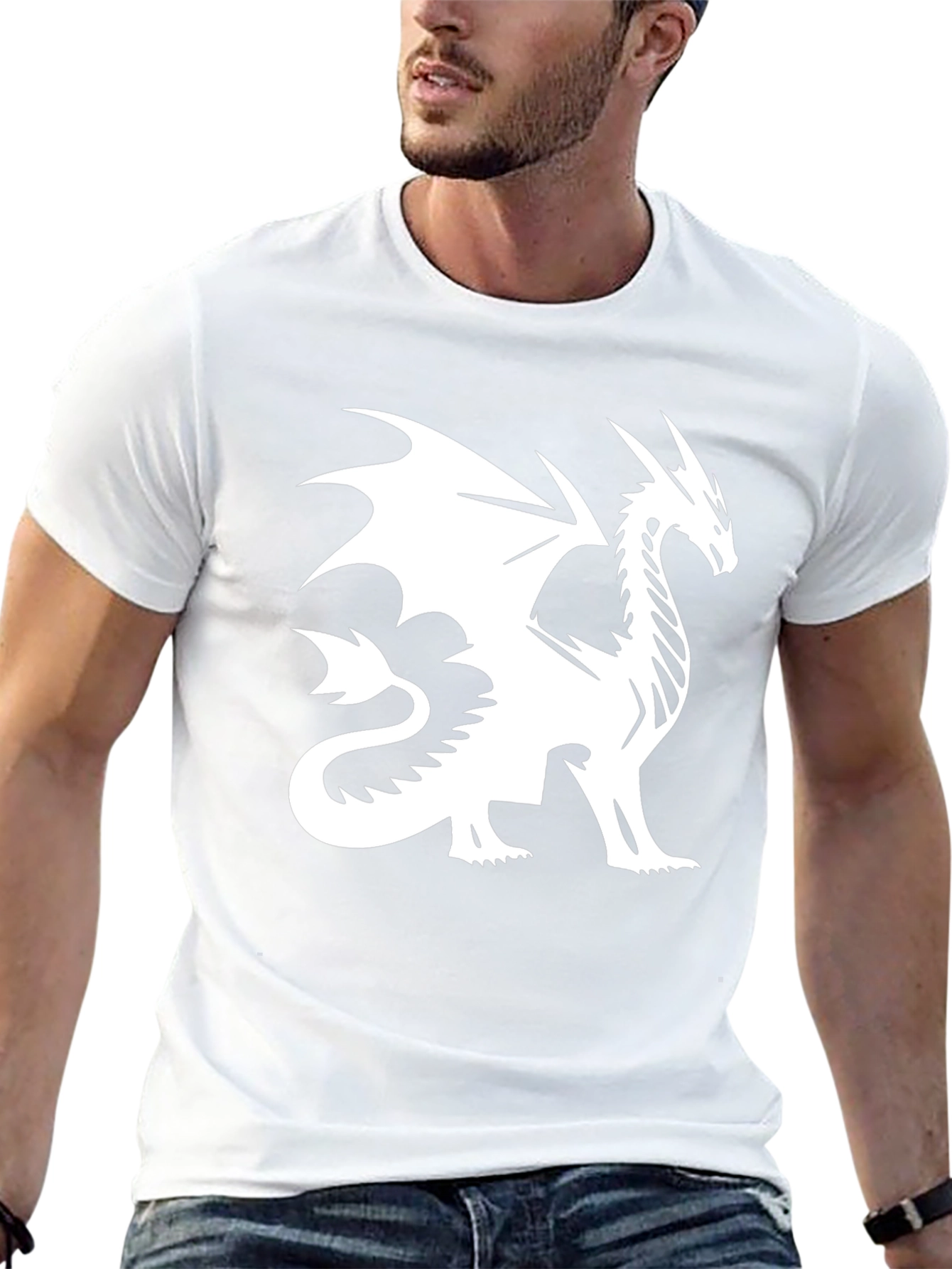 Dragon Graphic Tee - Mens Black T-Shirt
