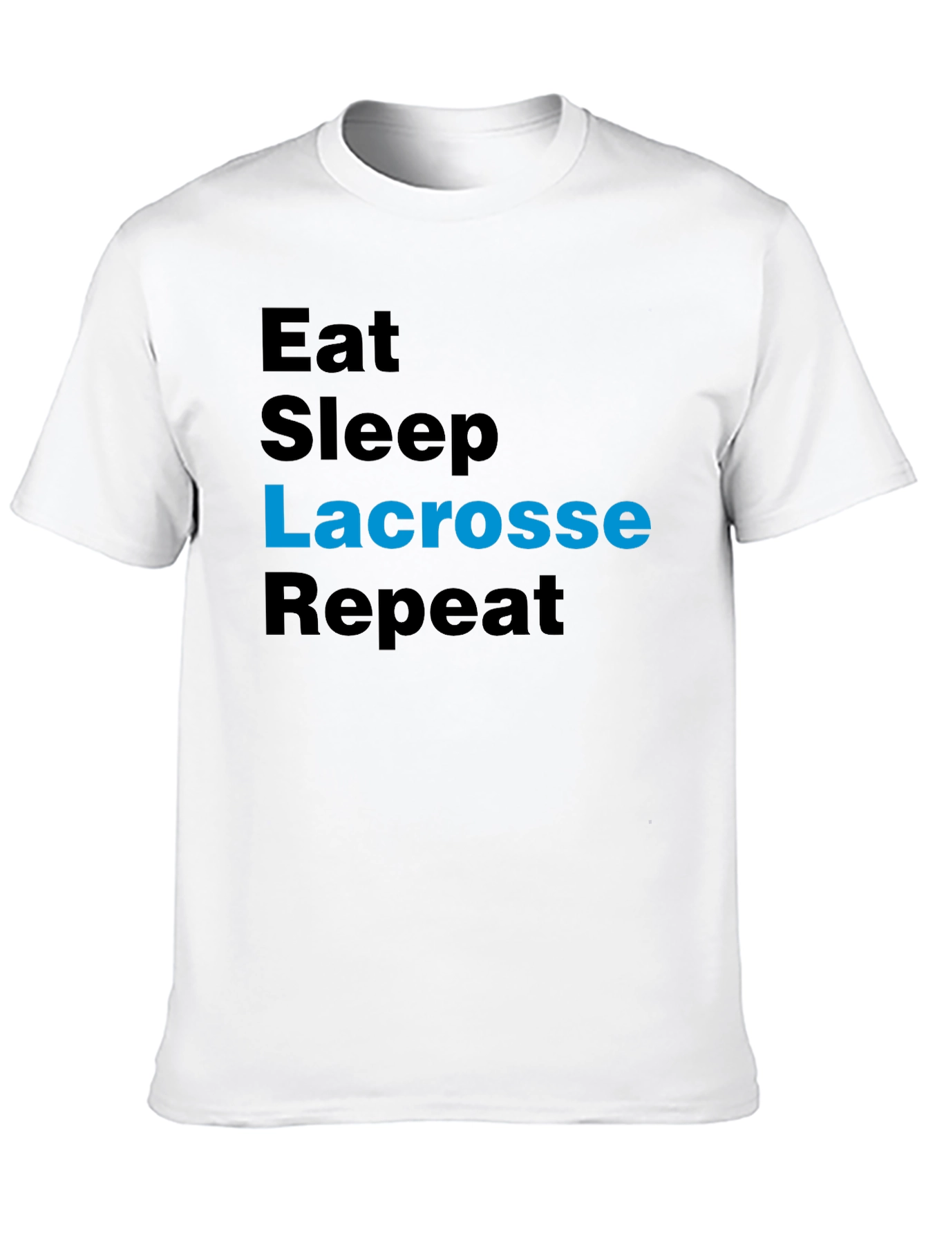 Eat Sleep Lacrosse Repeat Graphic Tee
