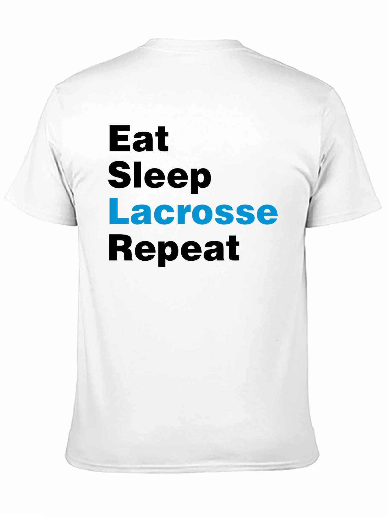 Eat Sleep Lacrosse Repeat Graphic Tee