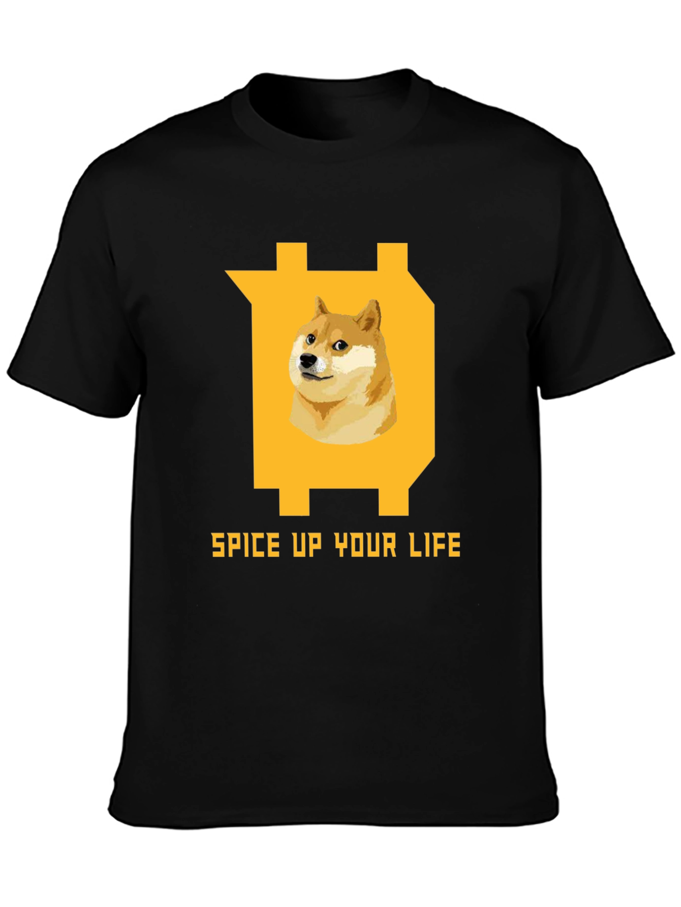 Dogecoin Spice Up Your Life T-Shirt – Funny Crypto Graphic Tee