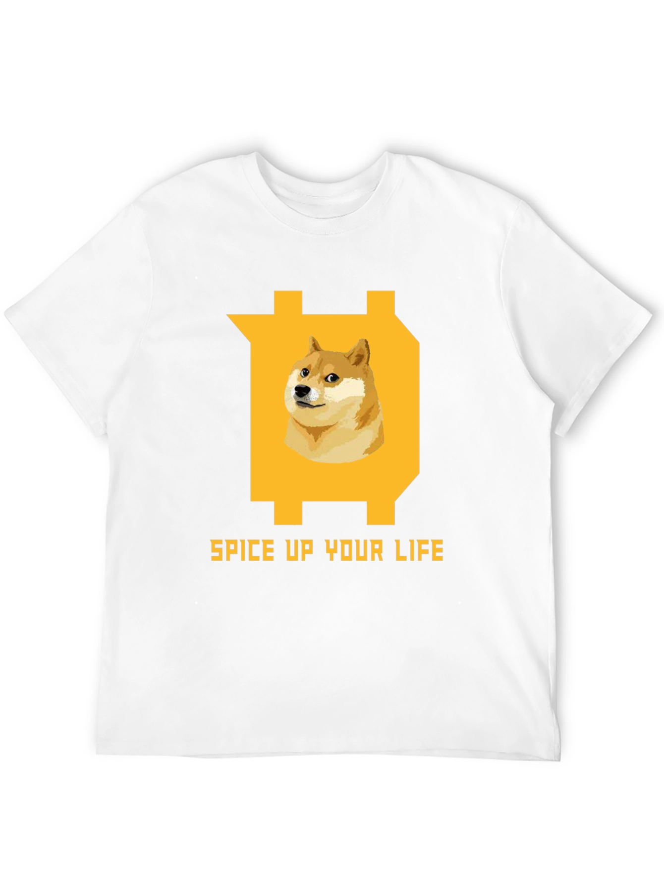 Dogecoin Spice Up Your Life T-Shirt – Funny Crypto Graphic Tee