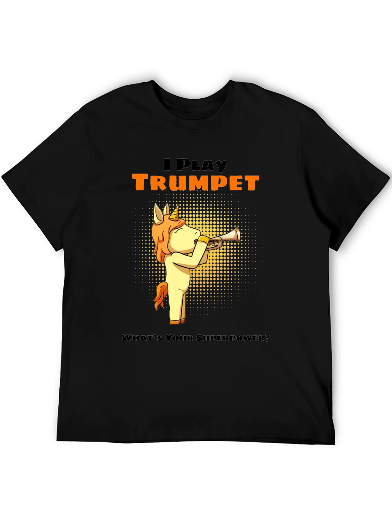 I Play Trumpet Unicorn Graphic Tee