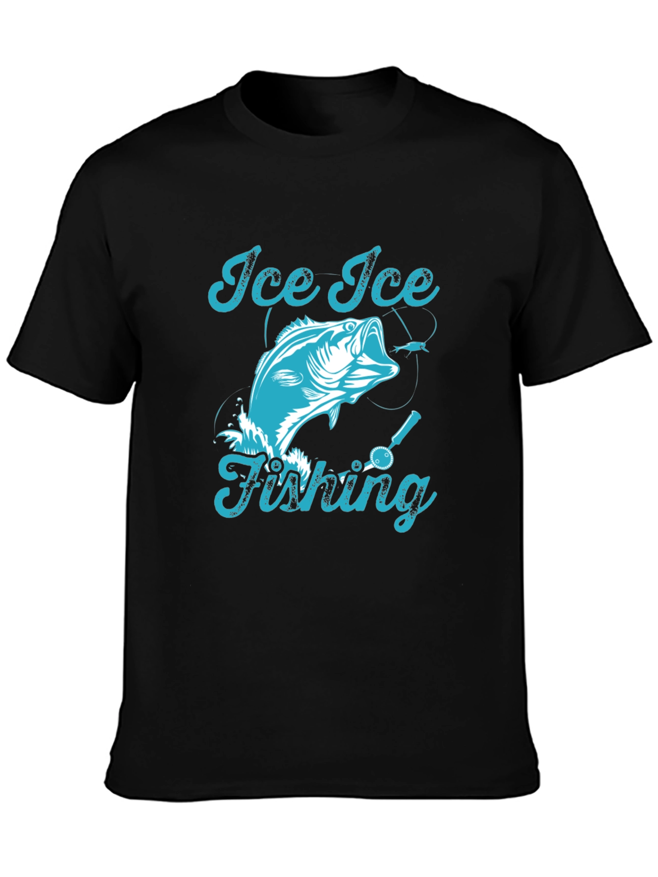 Ice Ice Fishing Graphic Tee