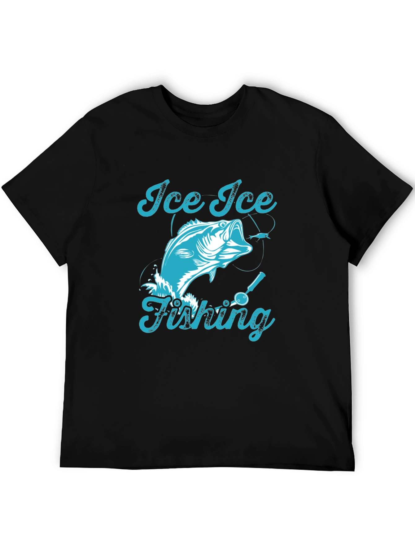 Ice Ice Fishing Graphic Tee
