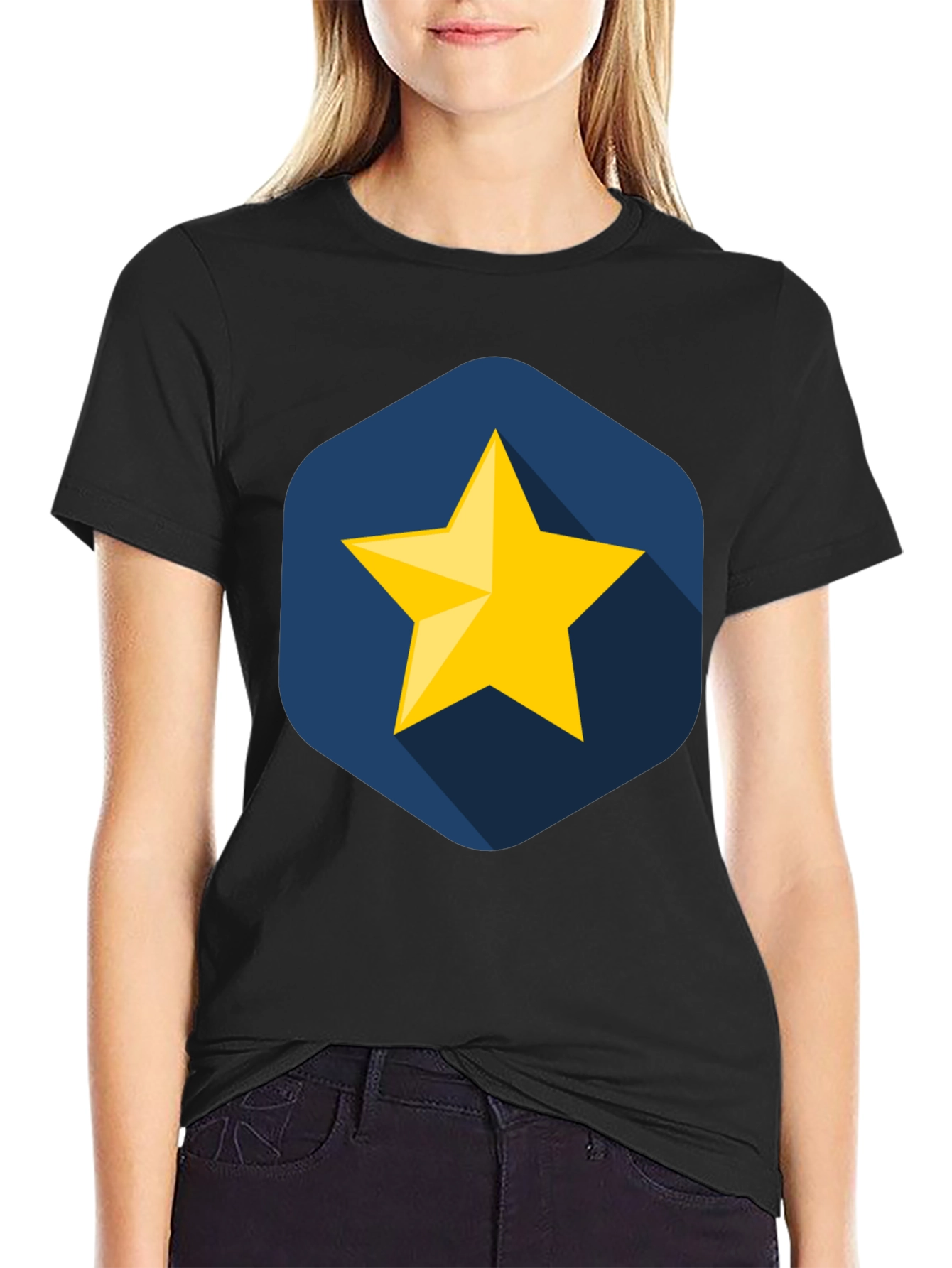 Star Graphic Black T-Shirt