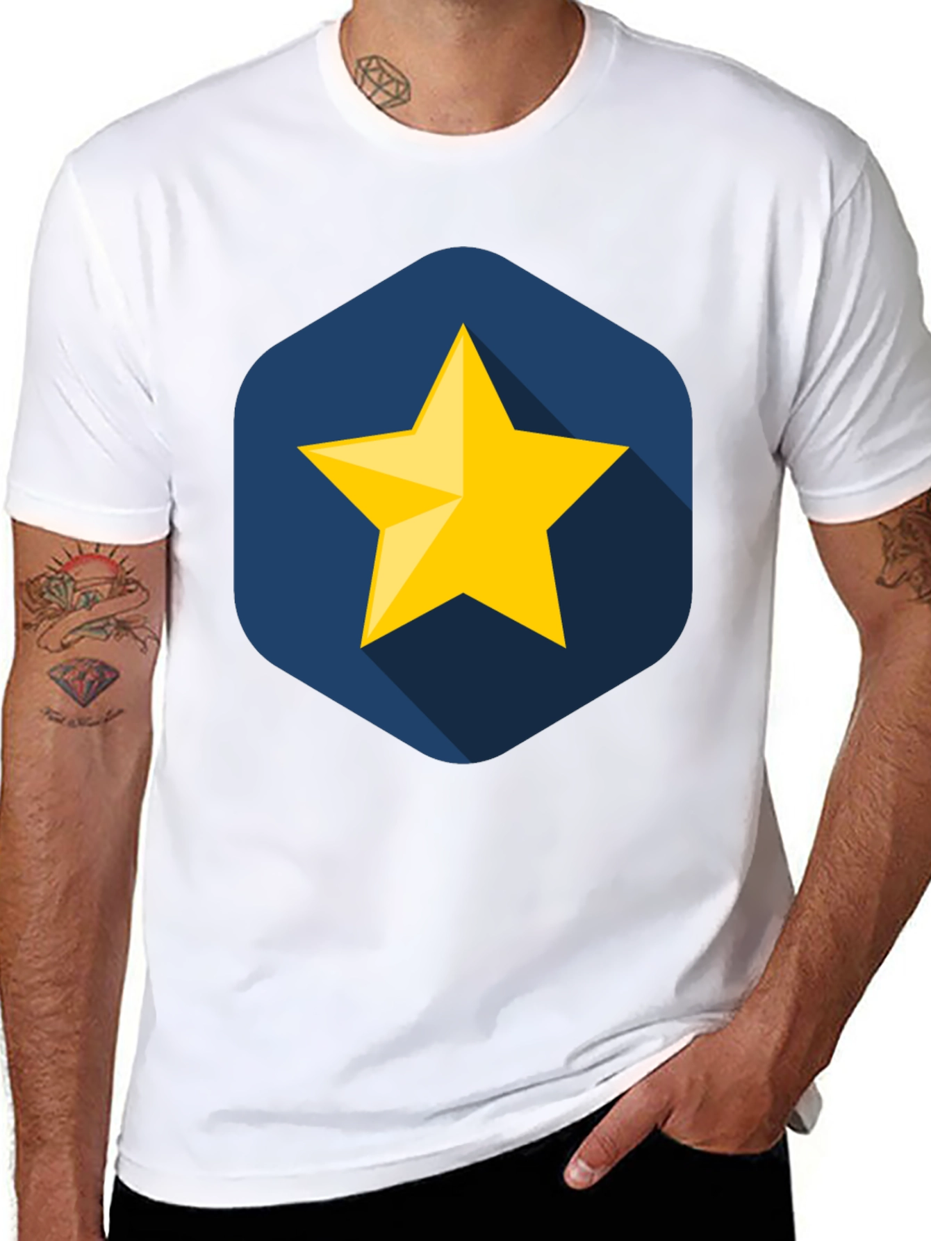 Star Graphic Black T-Shirt