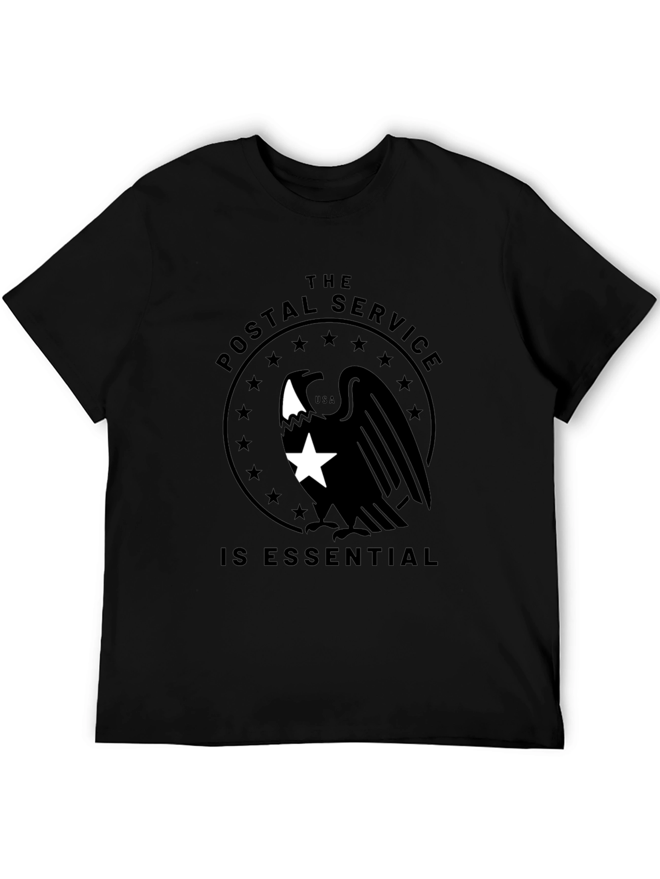US Postal Service Essential Black T-Shirt