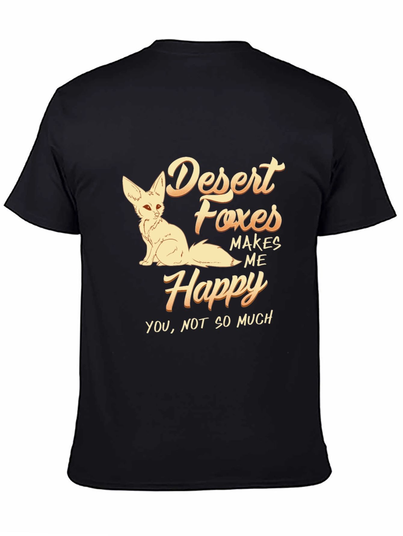 Desert Foxes Makes Me Happy Graphic T-Shirt