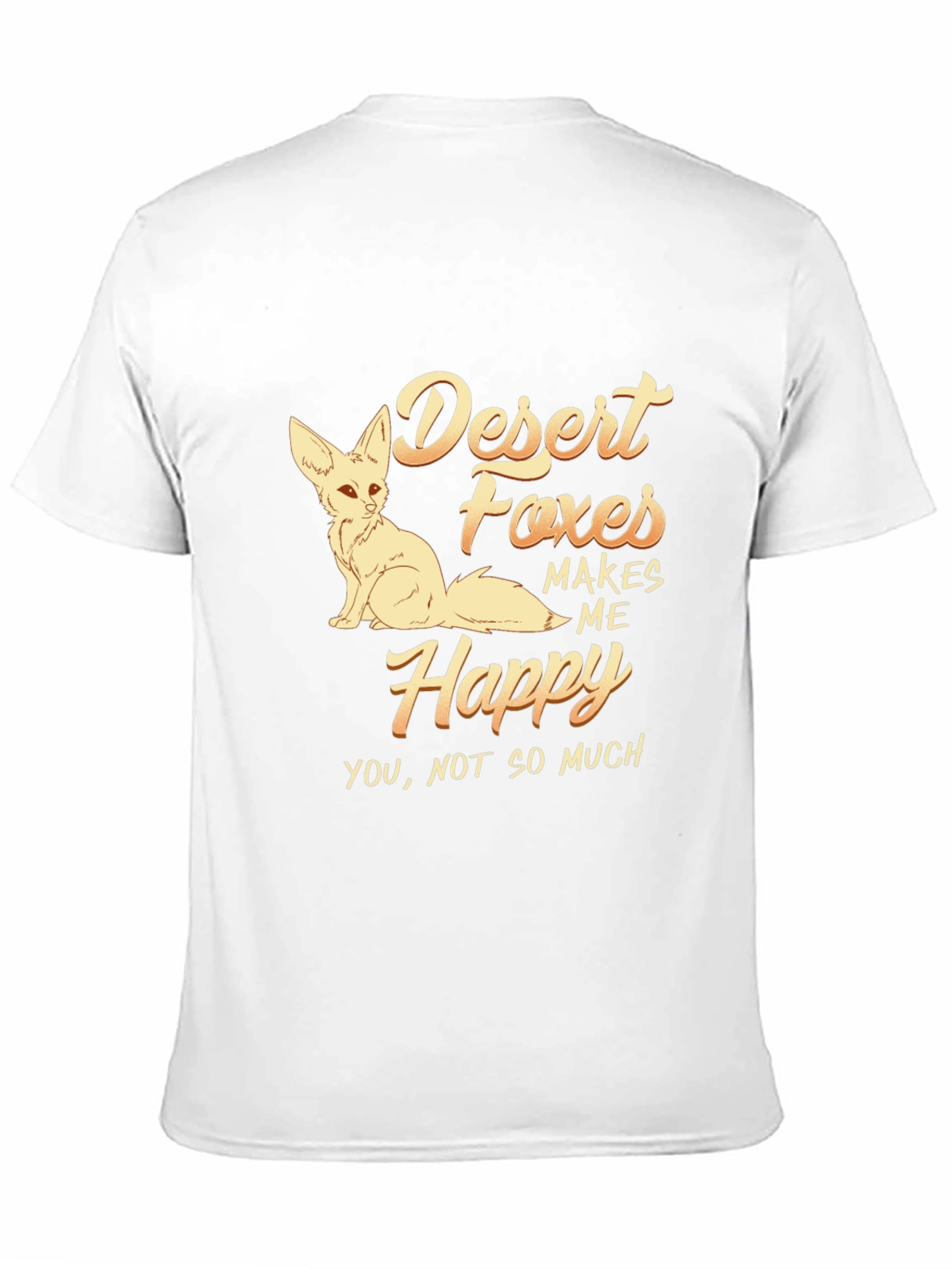 Desert Foxes Makes Me Happy Graphic T-Shirt