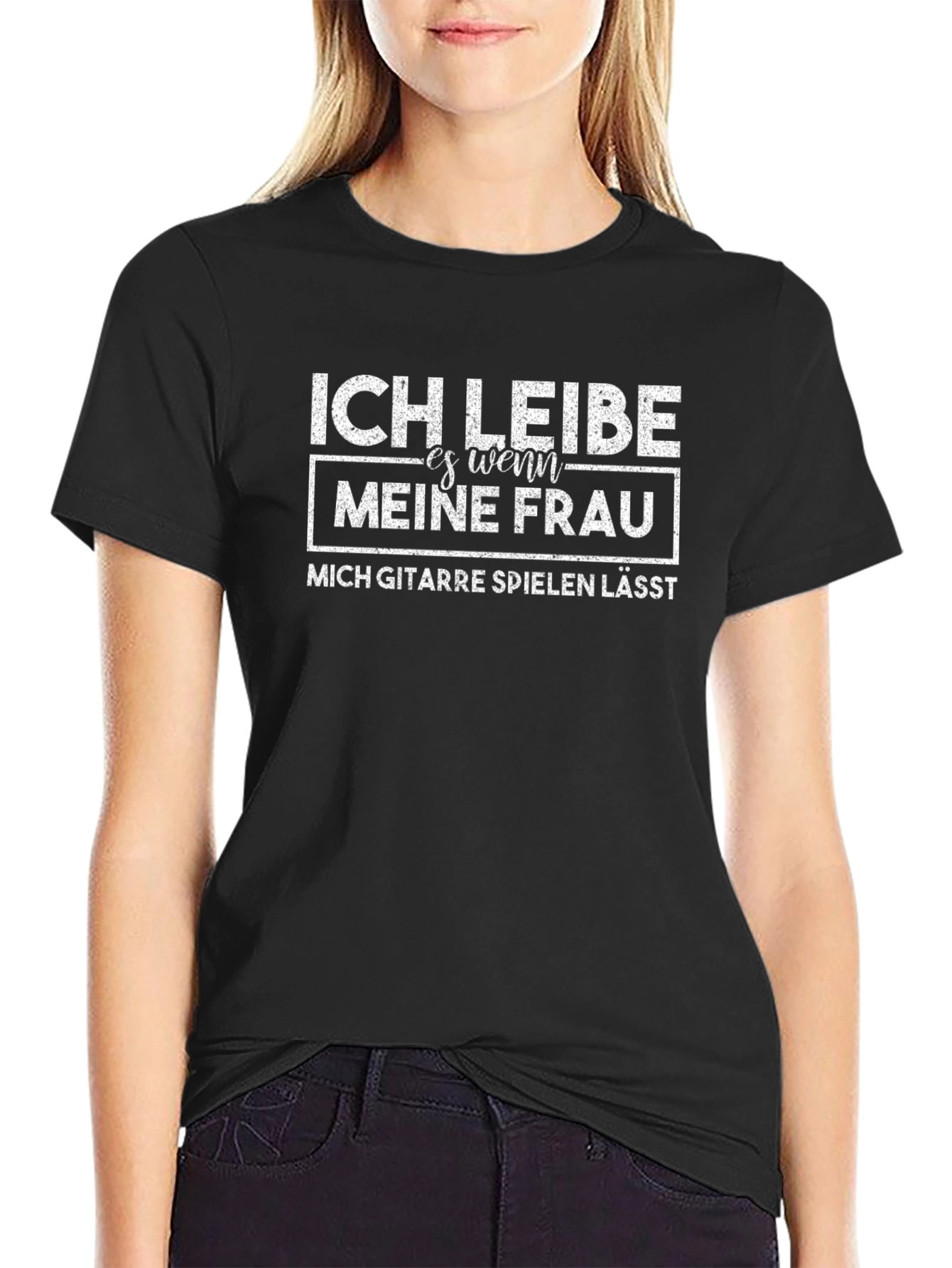 Ich Liebe Wenn Meine Frau Guitar T-Shirt