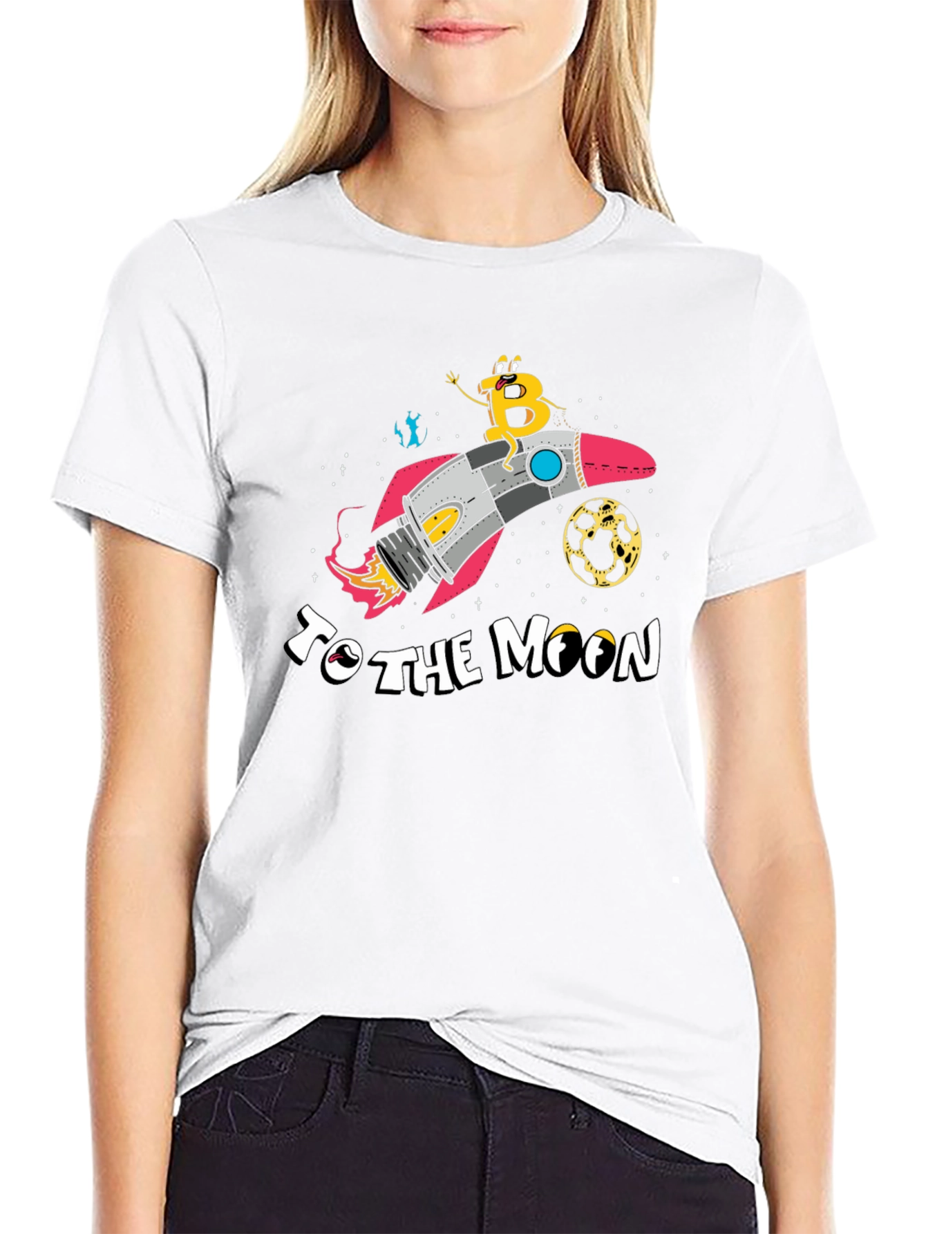 Bitcoin to the Moon T-Shirt