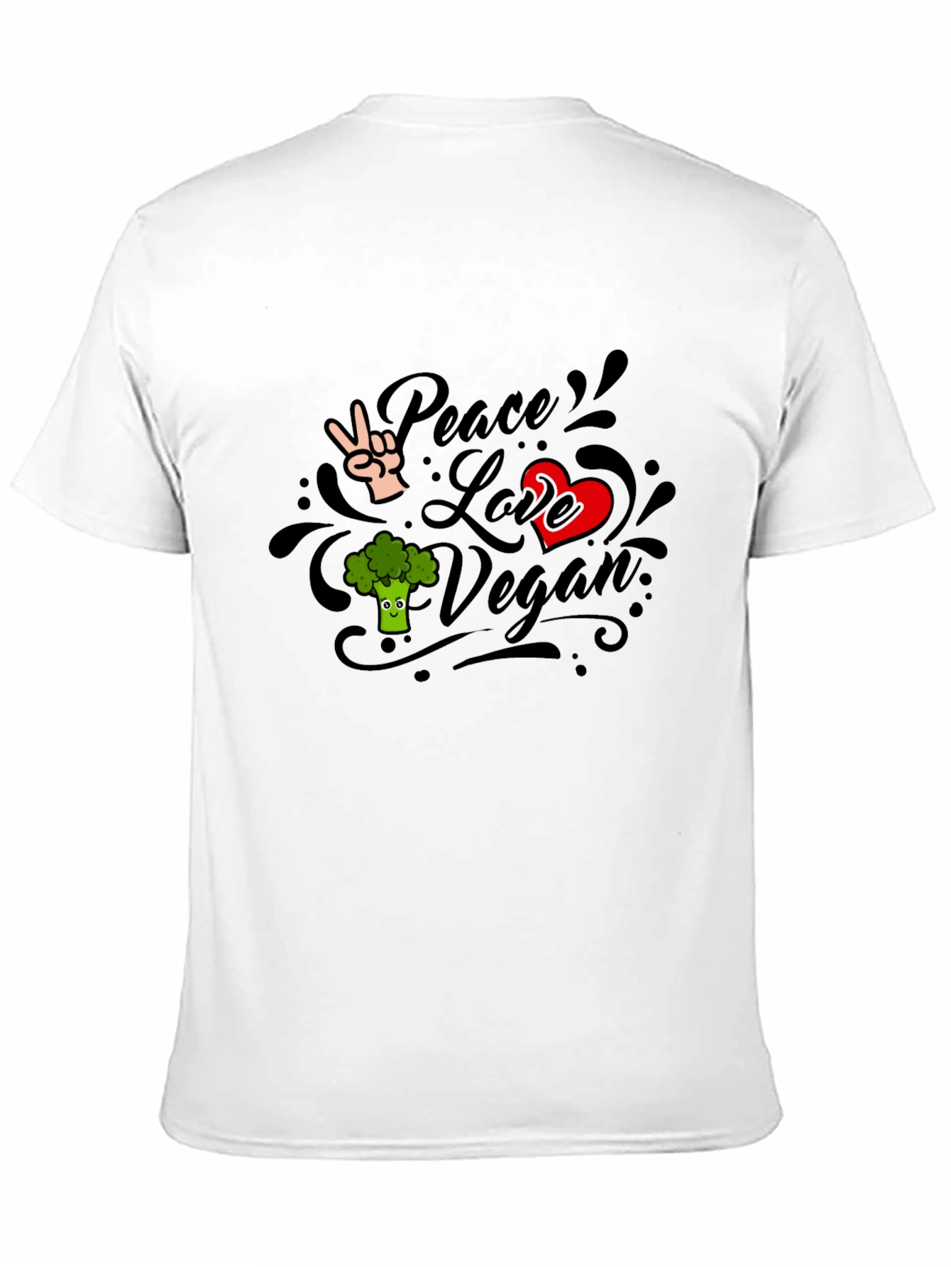 Vegan Peace Love T-Shirt
