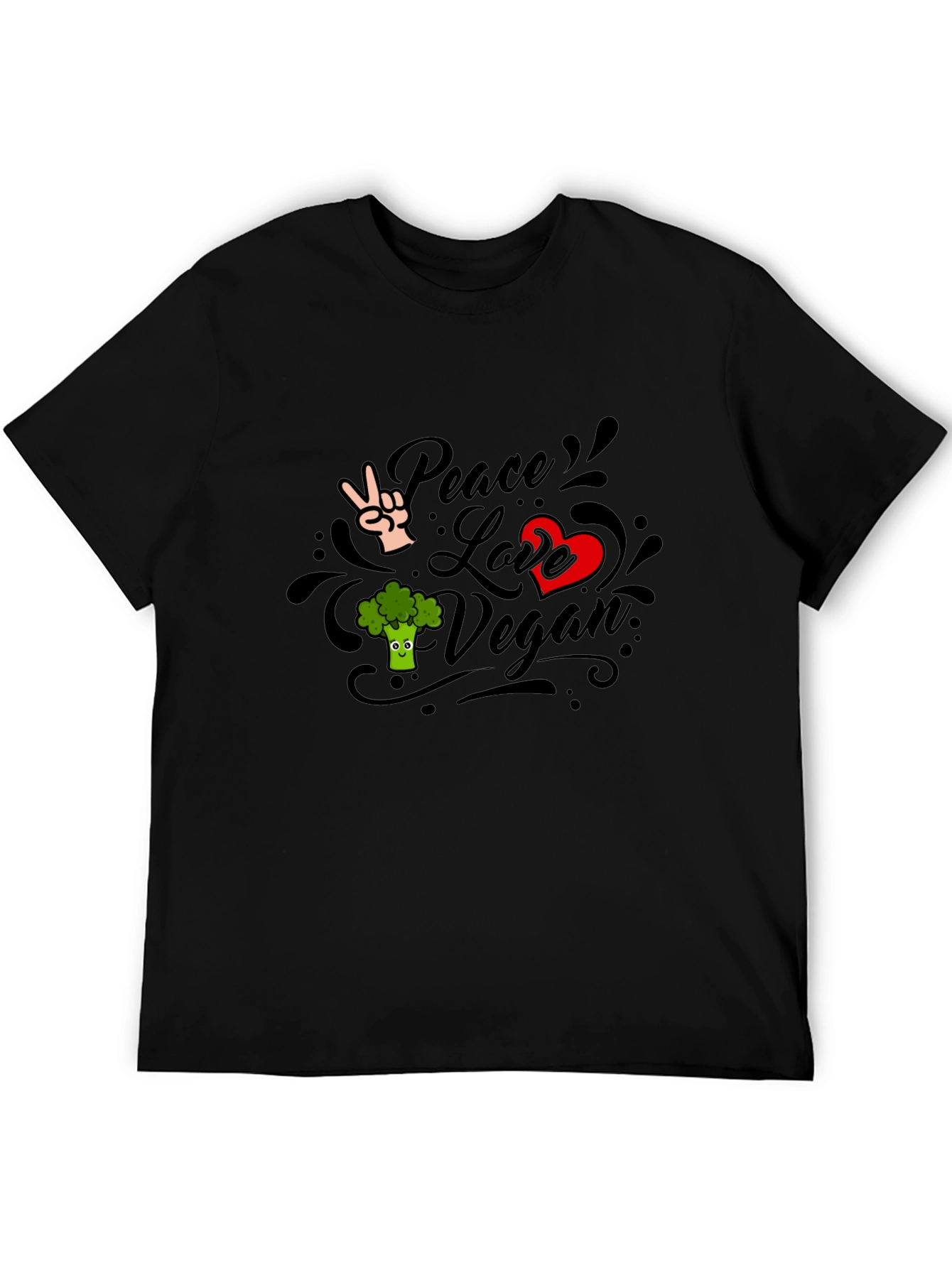 Vegan Peace Love T-Shirt