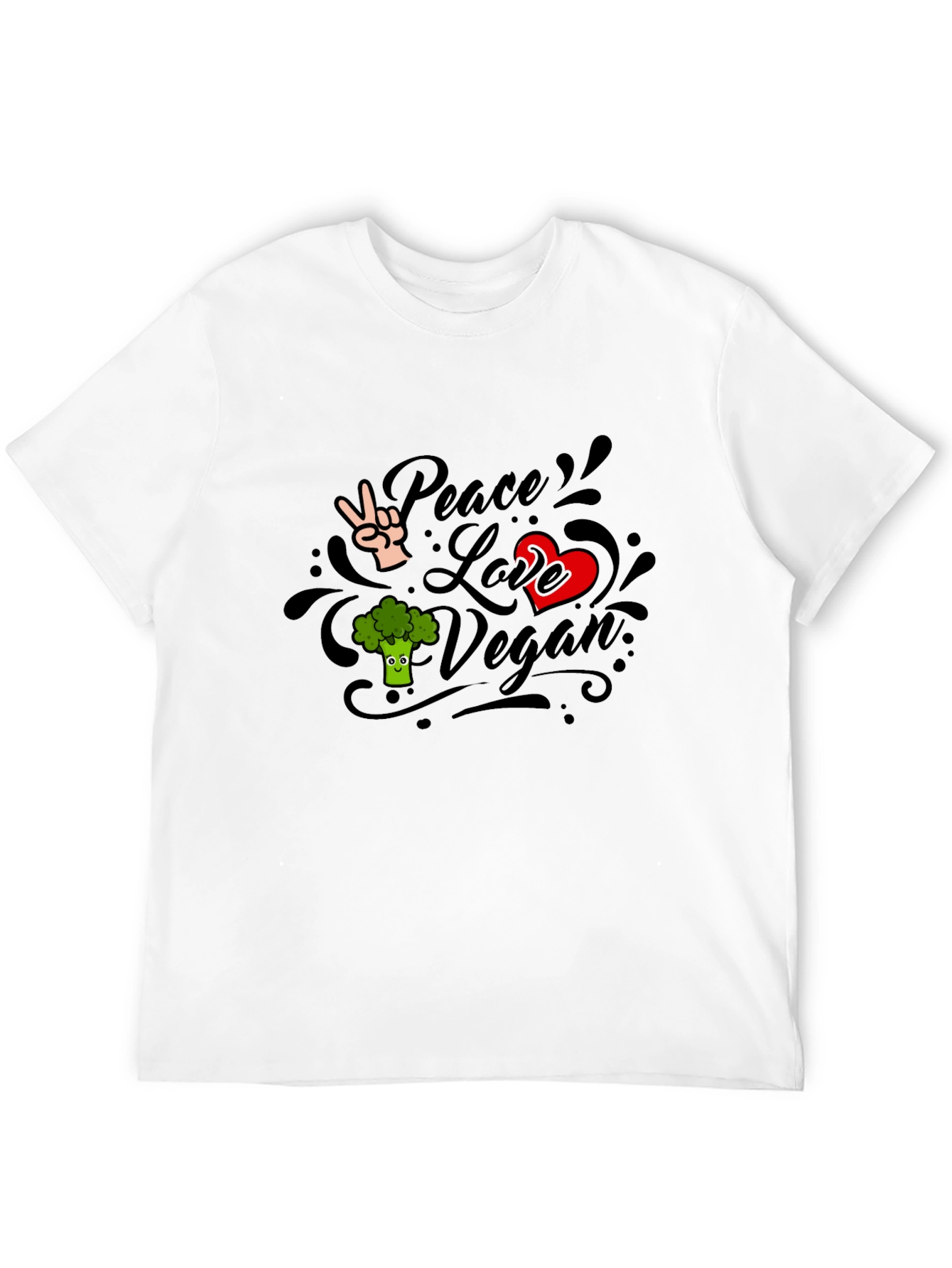 Vegan Peace Love T-Shirt