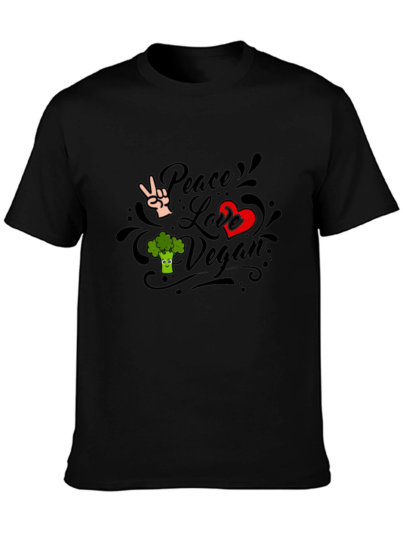 Vegan Peace Love T-Shirt