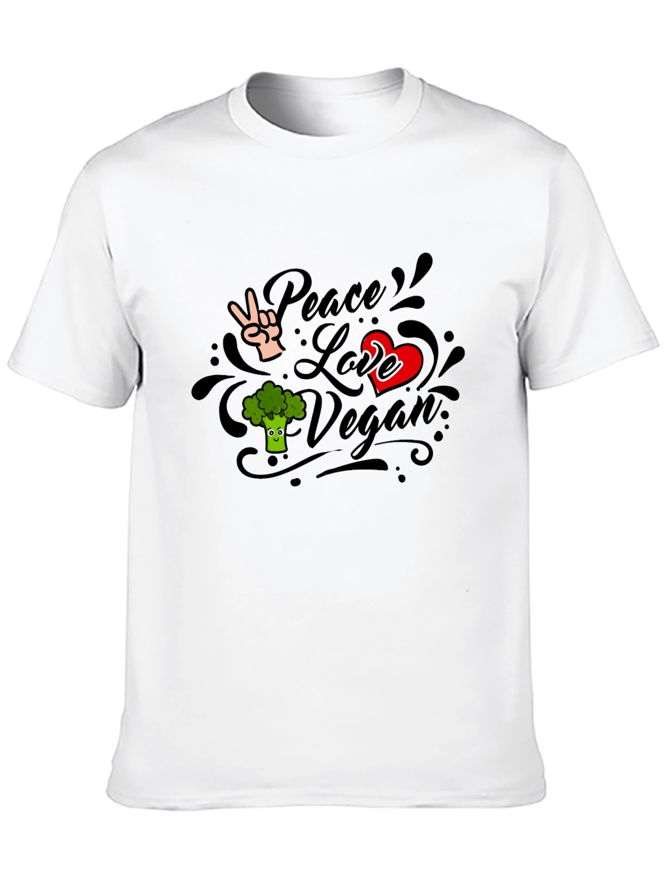Vegan Peace Love T-Shirt