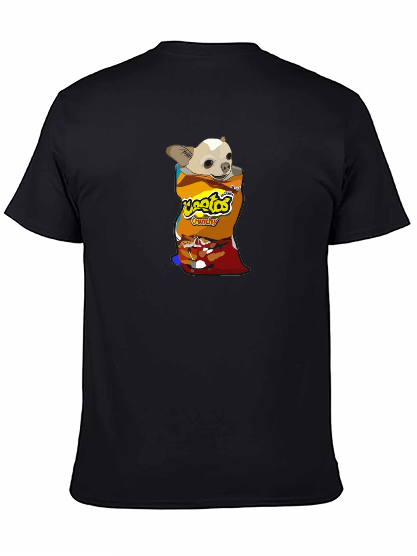 Chihuahua in Chips Bag T-Shirt – Funny Snack Dog Graphic Tee