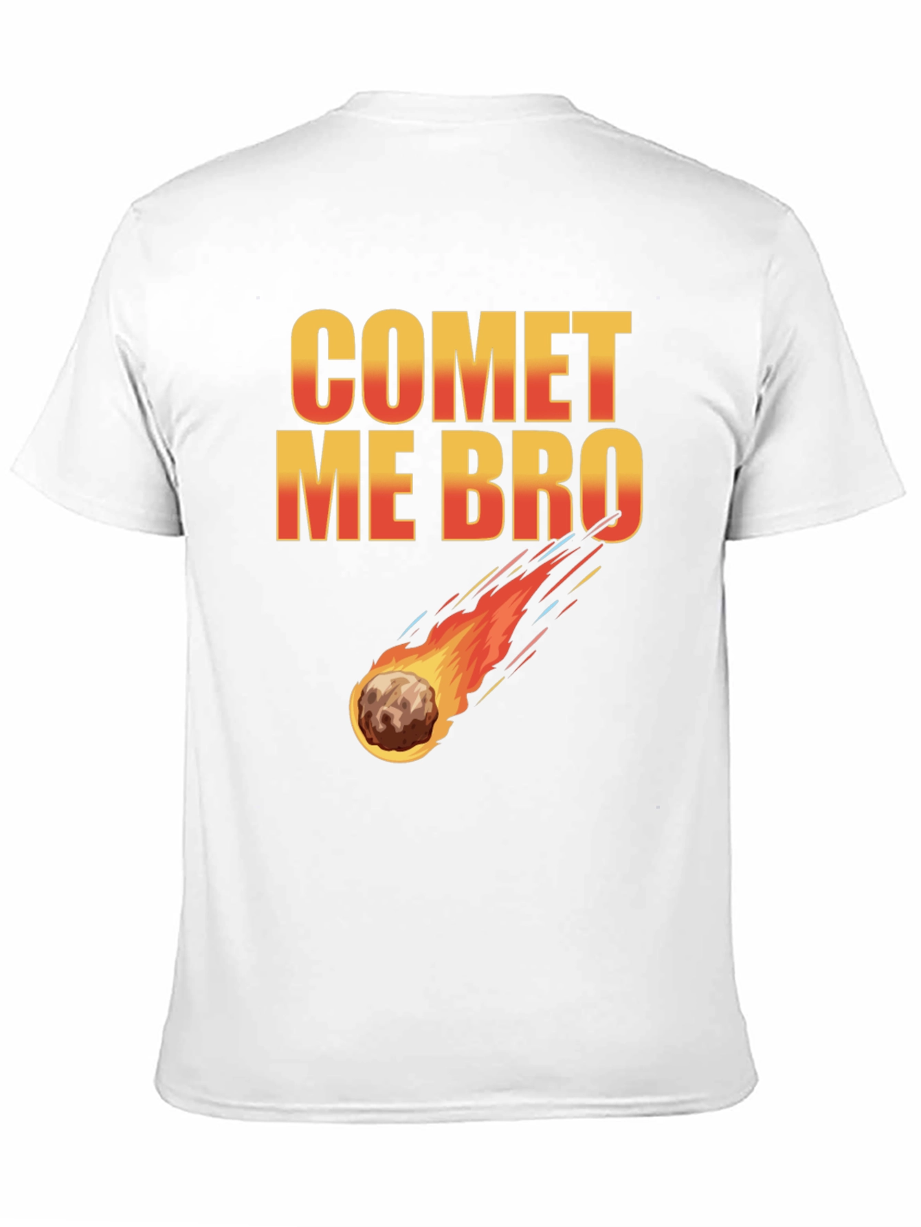 Comet Me Bro Black T-Shirt - Fun Graphic Tee