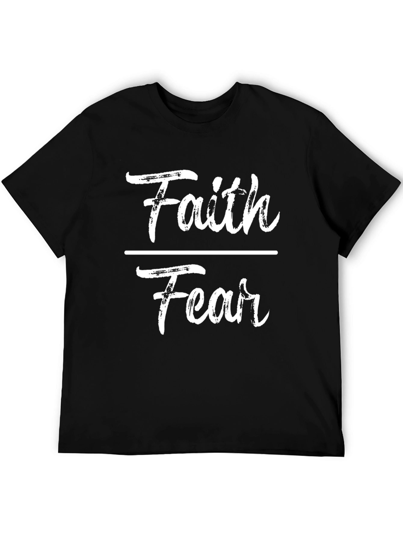 Faith Over Fear Graphic Tee - Black T-Shirt