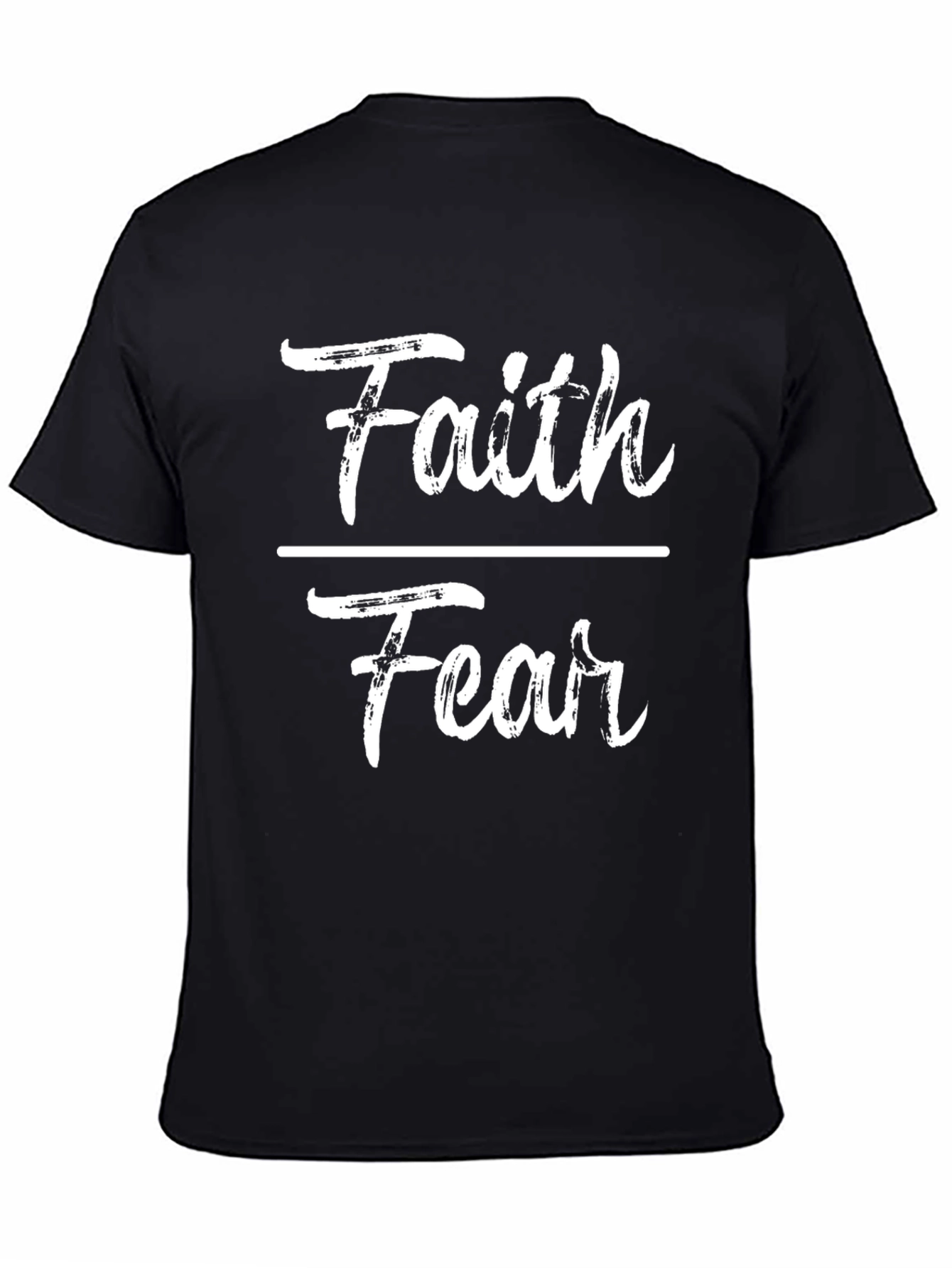 Faith Over Fear Graphic Tee - Black T-Shirt