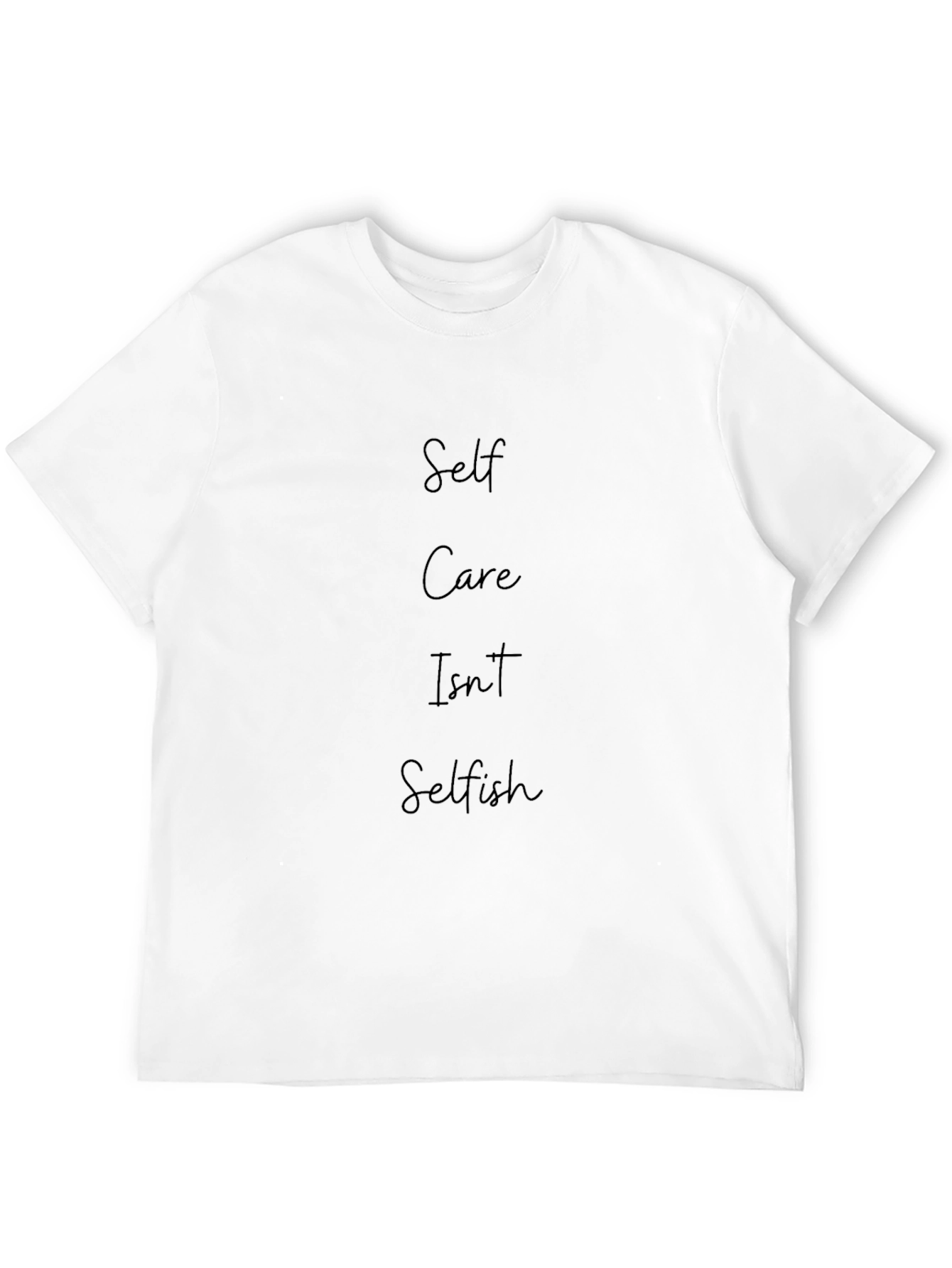 Self Care Isnt Selfish Graphic Tee - Black